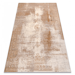 Wollen tapijt NAIN Ornament vintage 7699/51655 beige / smeđa