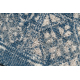 Alfombra de lana NAIN Ornamento vintage 7591/51644 azul oscuro / beige