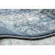 Tapete de lã NAIN Ornamento vintage 7591/51644 azul escuro / bege