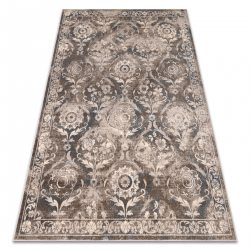 Carpet Wool NAIN Ornament, vintage 7601/51625 beige / blue