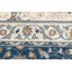 Matta Ull NAIN Ornament, ram, 7179/51613 beige / blå