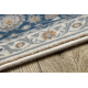 Matta Ull NAIN Ornament, ram, 7179/51613 beige / blå