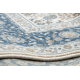 Teppe Ull NAIN Ornament, ramme, 7179/51613 beige / blå