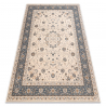 Dywan NAIN Ornament, ramka 7179/51643 beż / niebieski