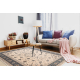 Tapis NAIN Ornement, cadre, 7179/51643 beige / bleu