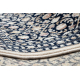 Teppich Wolle NAIN Ornament 1183/51033 dunkelblau / beige