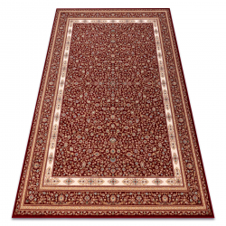 Carpet Wool NAIN Ornament, frame 7965/51066 burgundy / beige 
