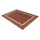 Tapis NAIN Ornement, cadre, 7965/51066 bordeaux / beige