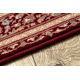 Tapis NAIN Ornement, cadre, 7965/51066 bordeaux / beige