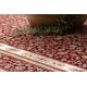 Tapis NAIN Ornement, cadre, 7965/51066 bordeaux / beige