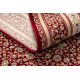 Tapis NAIN Ornement, cadre, 7965/51066 bordeaux / beige
