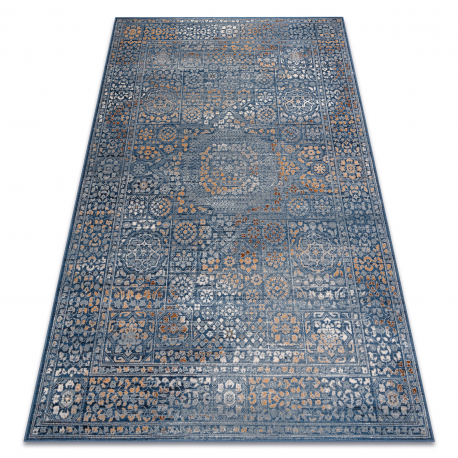 Tapis NAIN Ornement, vintage 7708/51611 bleu / orange