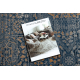 Tapete de lã NAIN Ornamento, vintage 7708/51611 azul / laranja