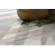 Tapis en laine NAIN Géométrique 7706/51655 beige / bleu