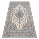 Matta Ull NAIN Ornament, ram, 7335/51635 beige / blå