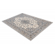 Teppich Wolle NAIN Ornament, Rahmen, 7335/51635 beige / blau