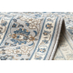 Teppe Ull NAIN Ornament, ramme, 7335/51635 beige / blå