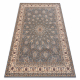Tapis en laine NAIN Rosette, cadre, 1180/51034 bleu / beige