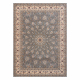 Teppich Wolle NAIN Rosette, Rahmen, 1180/51034 blau / beige