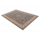 Teppich Wolle NAIN Rosette, Rahmen, 1180/51034 blau / beige
