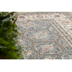 Alfombra de lana NAIN Roseta, marco, 1180/51034 azul / beige 