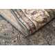 Teppich Wolle NAIN Rosette, Rahmen, 1180/51034 blau / beige
