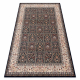 Tapis NAIN Fleurs, cadre 1181/51011 bleu foncé / beige