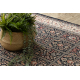 Tapis NAIN Fleurs, cadre 1181/51011 bleu foncé / beige