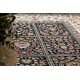 Tapis NAIN Fleurs, cadre 1181/51011 bleu foncé / beige