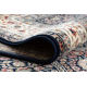 Tapis NAIN Fleurs, cadre 1181/51011 bleu foncé / beige
