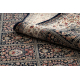 Tapis NAIN Fleurs, cadre 1181/51011 bleu foncé / beige