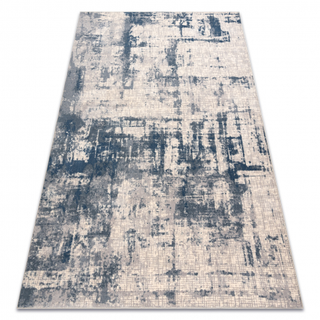 Carpet Wool NAIN Abstraction, vintage 7005/51655 beige / blue