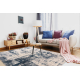 Carpet Wool NAIN Abstraction, vintage 7005/51655 beige / blue