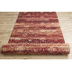 TAPIS DE COULOIR antidérapant DIGITAL - BERGEN Treillis marocain brick bordeaux / beige