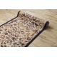 TAPIS DE COULOIR antidérapant DIGITAL - CLASSIC Ornement beige / marron 