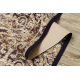 Juoksija, luistamaton DIGITAL - CLASSIC Ornamentti beige / ruskea 