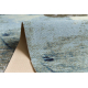 Läufer Antirutsch DIGITAL - SQUARES Geometrisch blau / beige  
