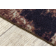 Alfombra de pasillo con refuerzo de goma DIGITAL - SQUARES Geométrico beige / marrón