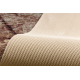 Alfombra de pasillo con refuerzo de goma DIGITAL - SQUARES Geométrico beige / marrón