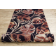 TAPIS DE COULOIR antidérapant DIGITAL - MONSTERA Feuilles beige / rose / noir 