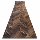 Gummibelægning DIGITAL - FRENCH CHEVRON Sildeben brun / beige