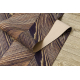 Runner anti-slip DIGITAL - FRENCH CHEVRON Herringbone brown / beige 