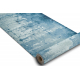 Runner anti-slip DIGITAL - CONCRETE blue 