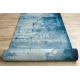 Runner anti-slip DIGITAL - CONCRETE blue 