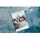 Vloerbekleding met rubber bekleed DIGITAL - CONCRETE Beton blauw 