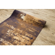 Runner anti-slip DIGITAL - CONCRETE Ornament gold