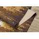 Runner anti-slip DIGITAL - CONCRETE Ornament gold
