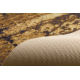 Runner anti-slip DIGITAL - CONCRETE Ornament gold