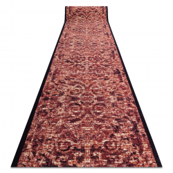 Vloerbekleding met rubber bekleed DIGITAL - CLASSIC Ornament brick rode kleur / beige