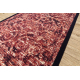 Runner anti-slip DIGITAL - CLASSIC Ornament brick burgundy / beige